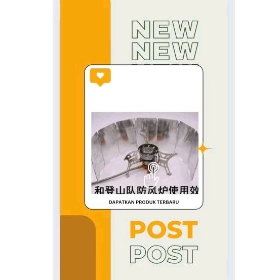 COD penahan angin kompor ultra light penahan angin kompor portabel penahan angin kompor camping