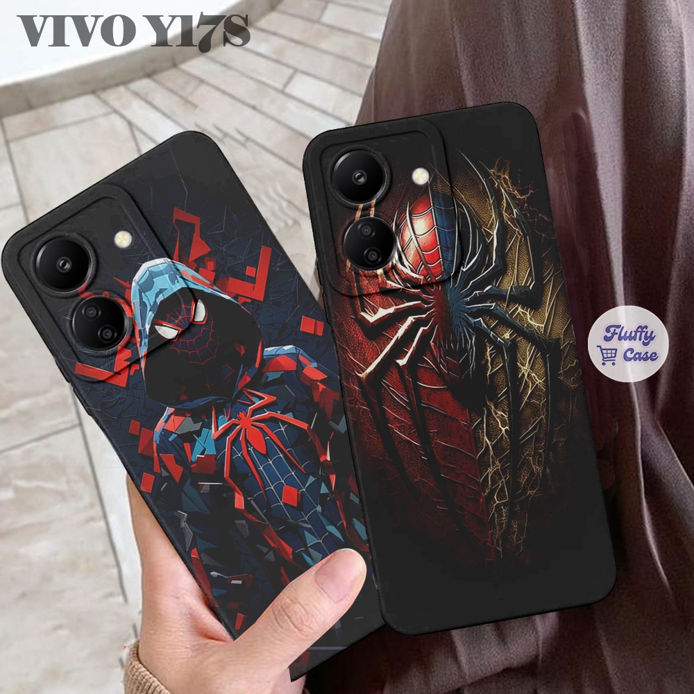 Softcase Hp VIVO Y17S /Y03/Y12/Y12S/Y28/Y21S/Y33S Motif Spiderman Hits Trendy Kekinian - Case Hp - C