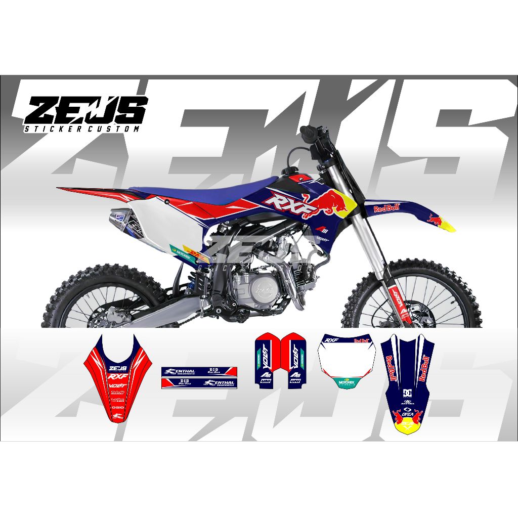 Decal Sticker - Stiker Dekal Rxf 150cc Zeus SC 19