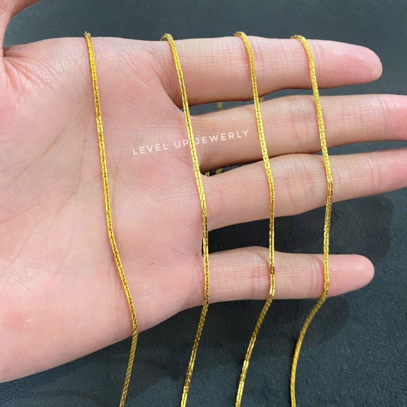 Kalung Italy Santa Garansi 1 Tahun Level Up Jewerly | Bahan Original Stainless Steel | Anti Karat da