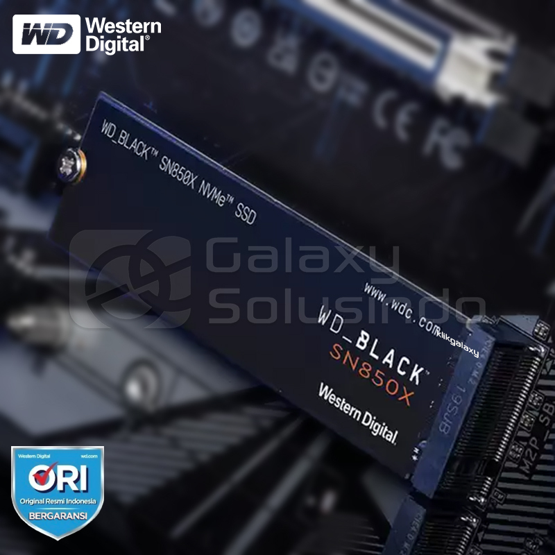 WD Black SN850X M.2 NVMe PCIe Gen4x4 SSD - 1TB 2TB
