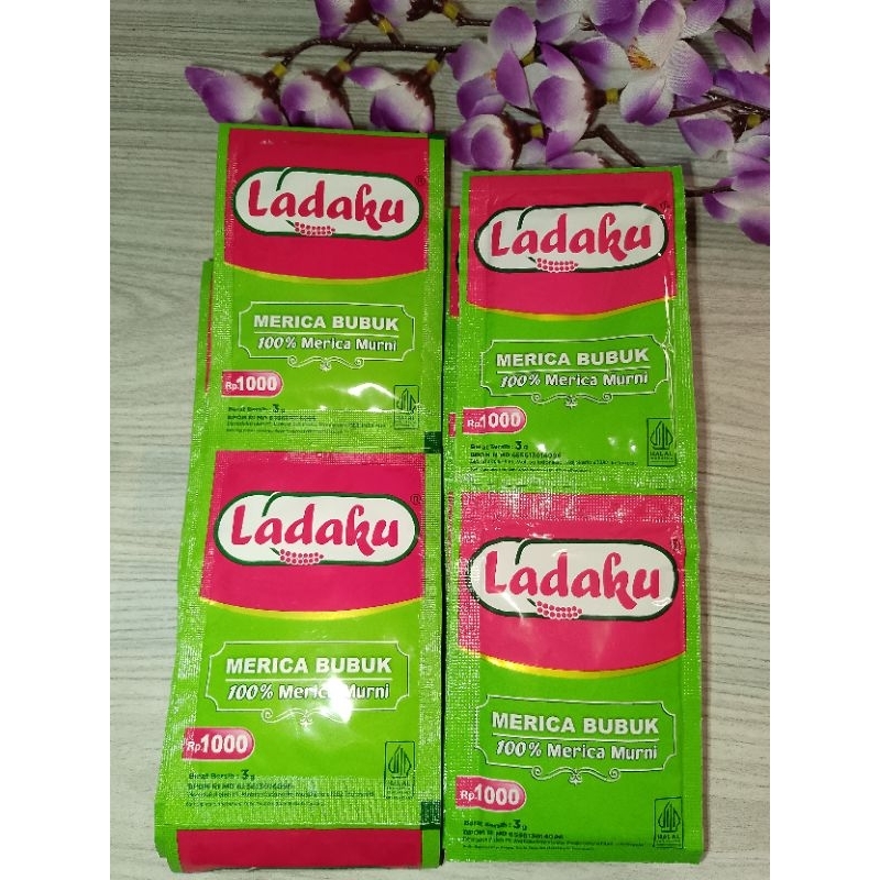 

Ladaku mrica bubuk 1 Renceng isi 12 sachet 3gr