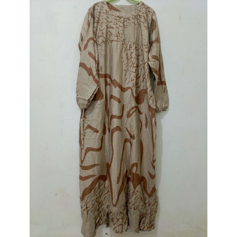 Daster rayon panjang rempel