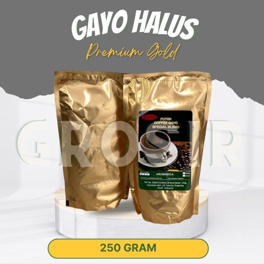 

Kopi Instan - Kopi Puteh Coffee Gayo Special Blend Premium 250 Gr - Halal