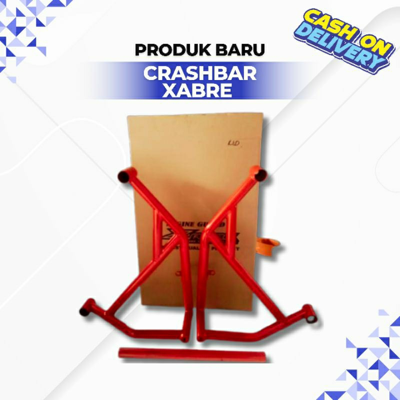 Tubular Yamaha Xabre plus Jalu Slider Agna Crashbar Xabre Pelindung Body Variasi