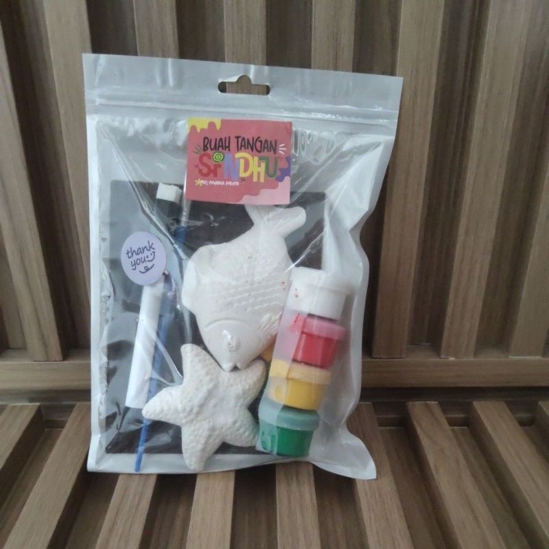 

1 set mainan DIY gypsum / mainan edukasi untuk anak / mainan mewarni