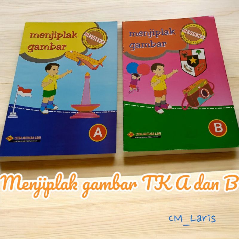 Buku besar Buku menjiplak gambar TK A dan B buku menjiplak gambar TK