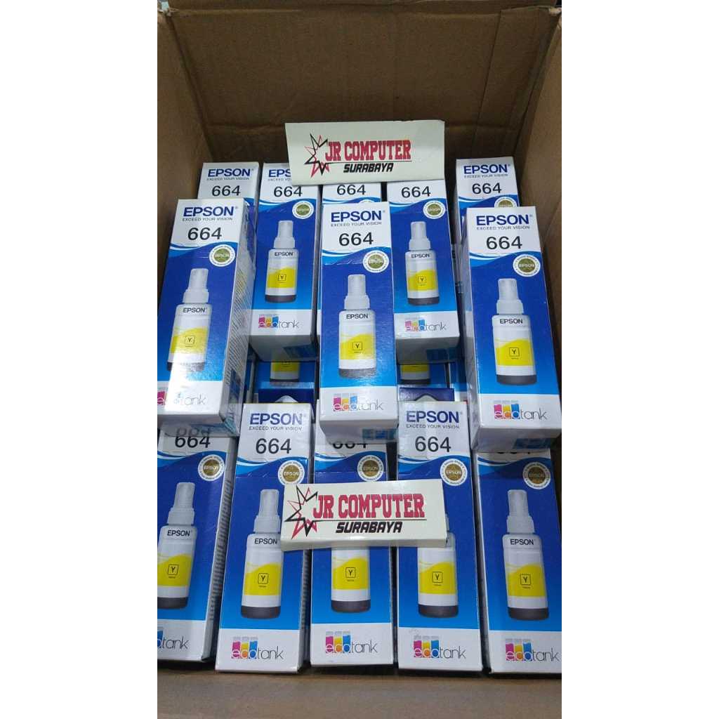 TINTA EPSON/TINTAEPSON 664 L100,L200,L300 YELLOW ORI EPSON PROMO