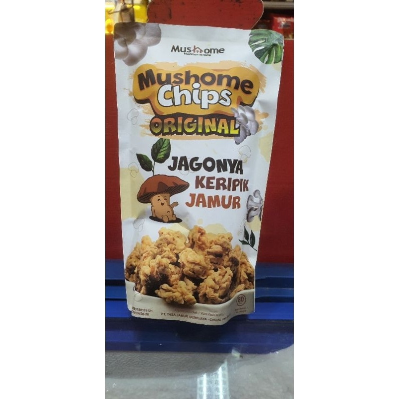 

Mushome Chips Original Keripik Jamur 80gr