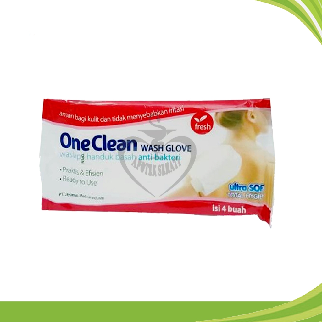 One Clean Wash Gloves Waslap Handuk Basah Antibakteri