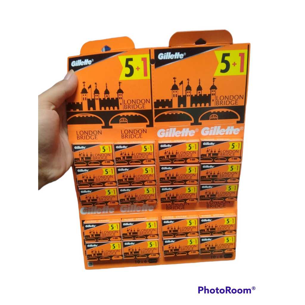silet london bridge ori 1 lembar (100/120 pcs) Cukur Kumis