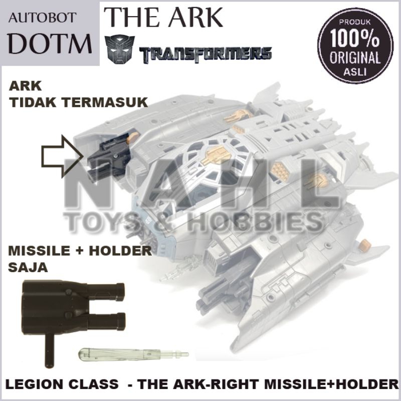 Transformers Autobot DOTM, Cyberverse/Legion The Ark - Right Missile & Holder Part