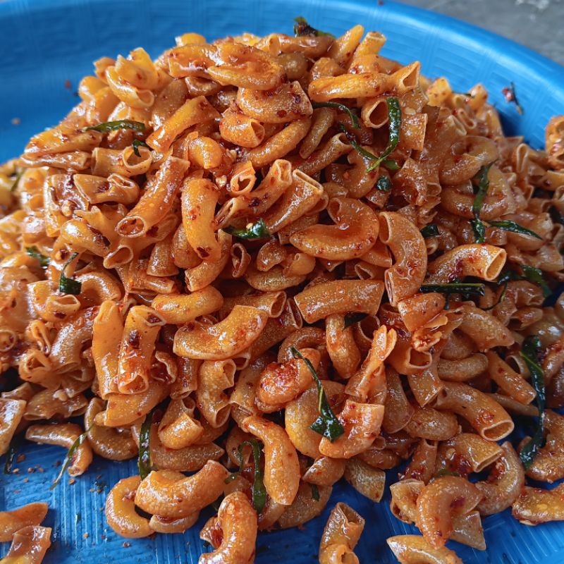 

Makroni Kriuk Pedas Daun Jeruk