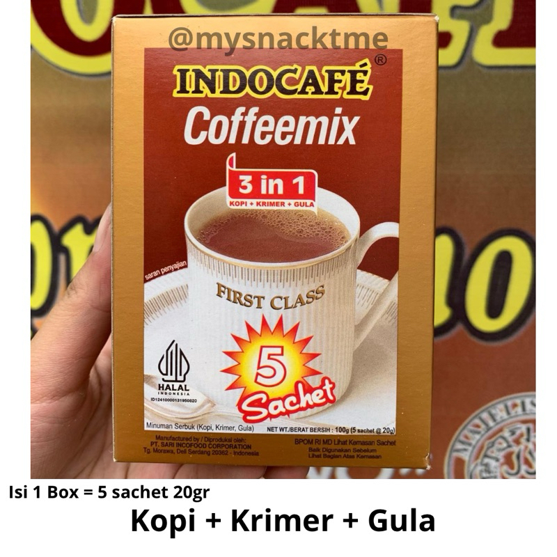 

Indocafe Coffeemix 3in1 Kopi Indocafe Kopi Krimer Gula