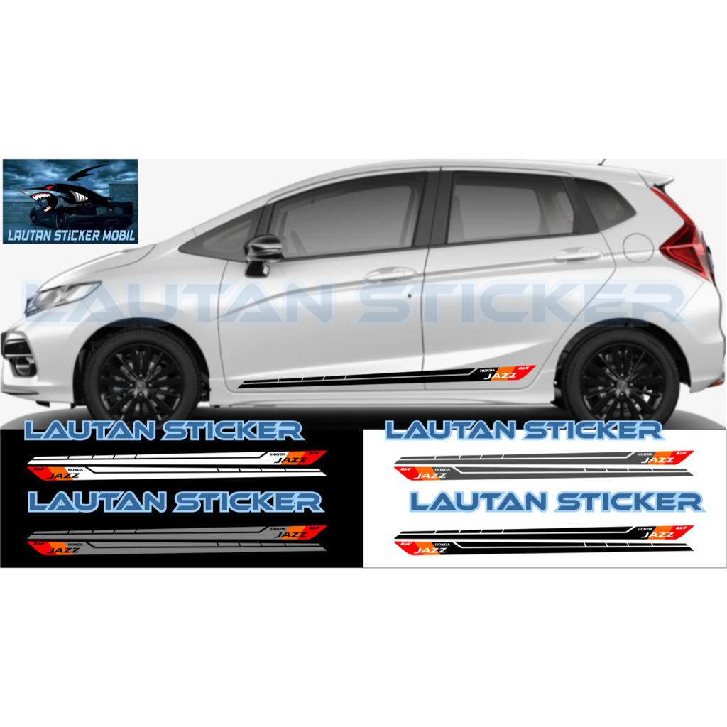 cutting stiker mobil honda jazz stiker list mobil jazz