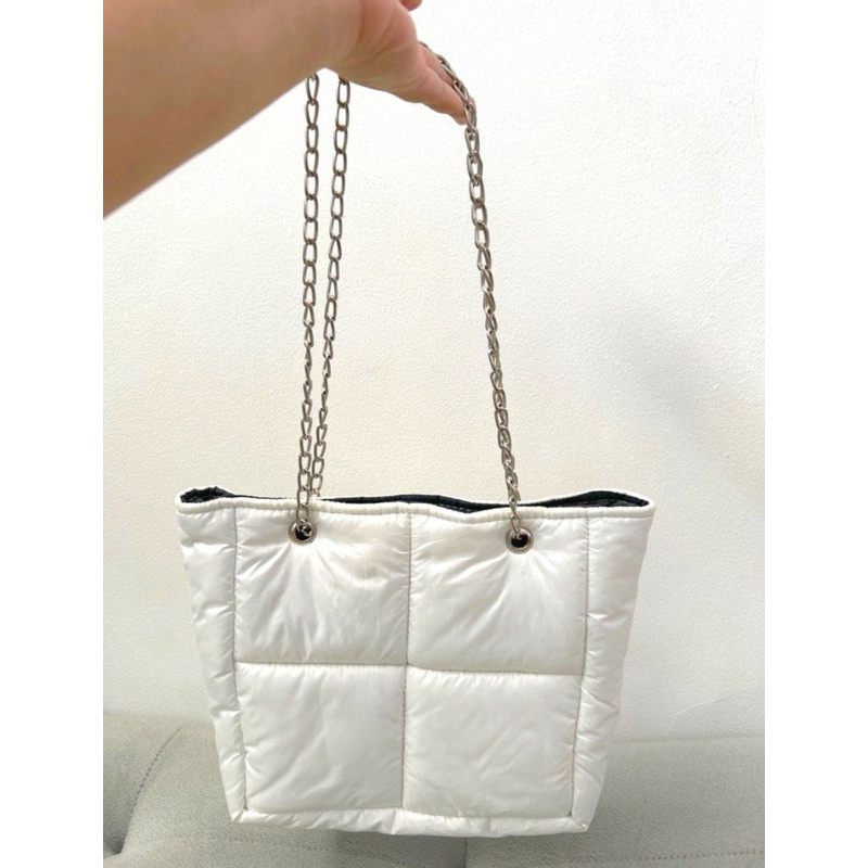 Elora Puffy Bag White (Preloved)
