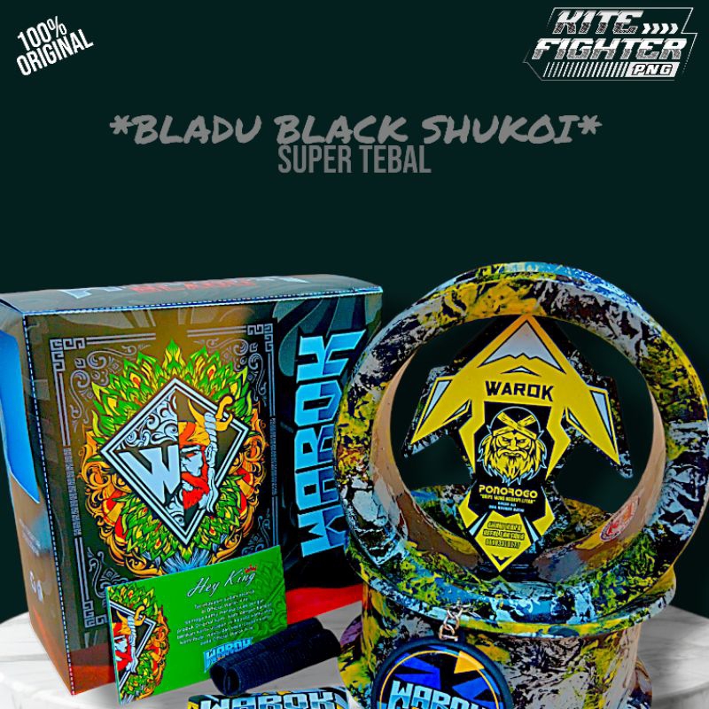 Bladu/Gulungan senar motif Black Shukoi by warok kite
