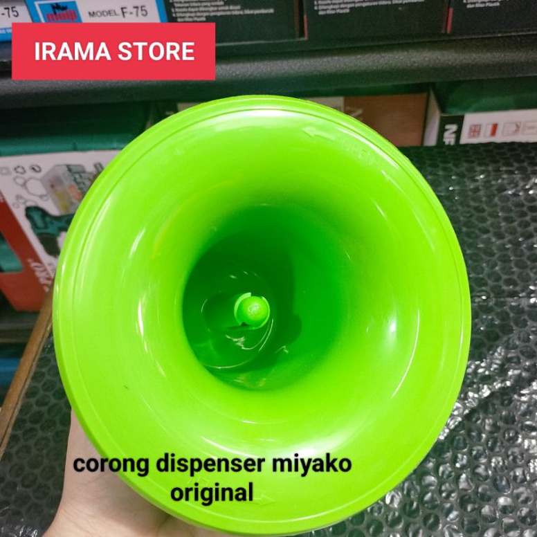Hanya untuk anda Corong Dispenser Miyako ORIGINAL TatakanTutup Galon Dispenser Miyako Original Hijau