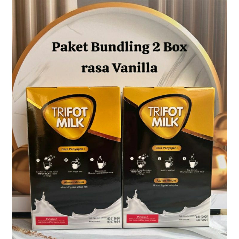 

Paket 2 BOX susu penggemuk TRIFOT MILK BPOM