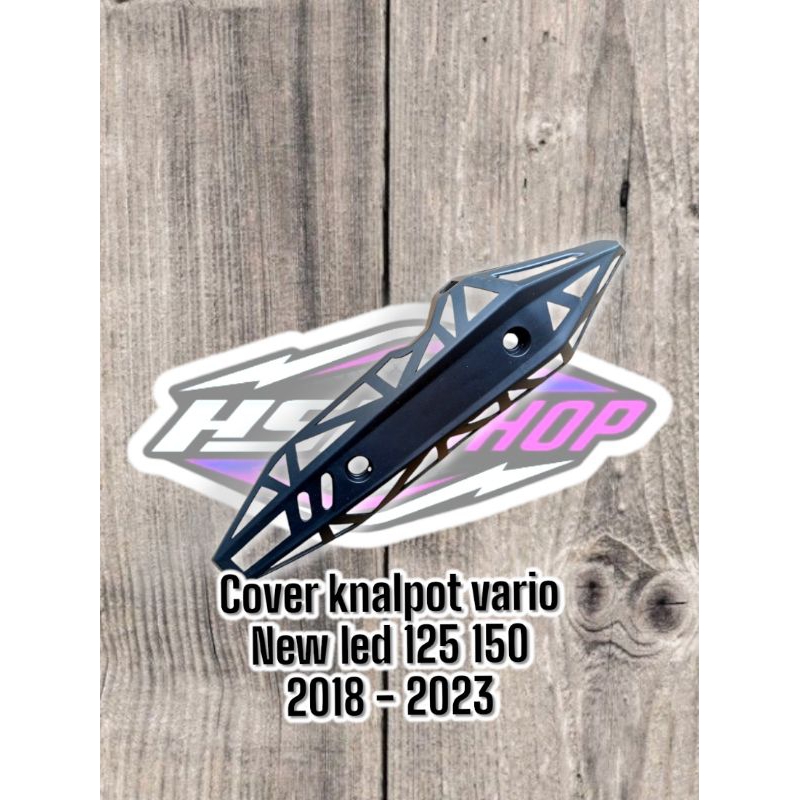 Cover knalpot coak custom vario new led 125 150 2018 sampai 2023