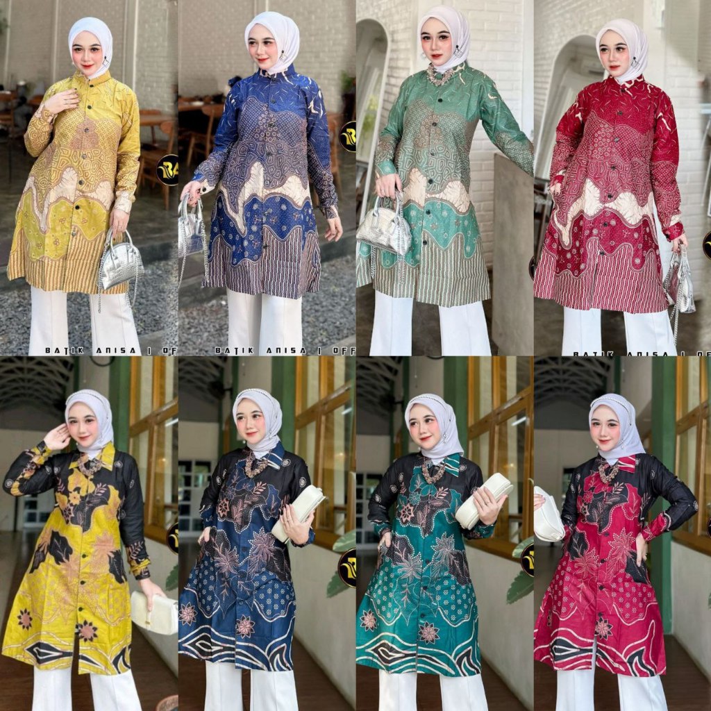 Batik Tunik Modern Wanita Premium | Batik Tunik Wanita Terbaru Kekinian | Batik Tunik jumbo | Batik 