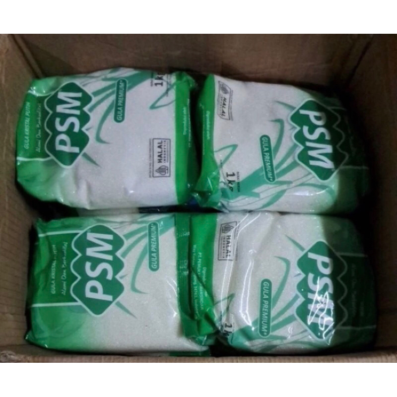 

Gula Premium PSM Gula Pasir 1kg