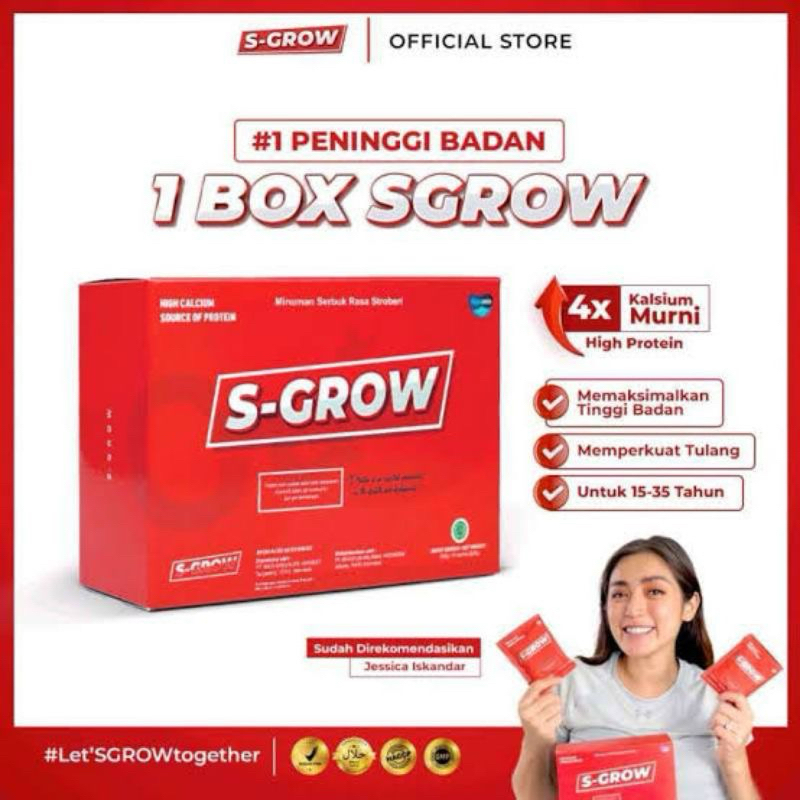 

S-GROW SUSU DENGAN KALSIUM TINGGI, MEMBANTU PROSES PERTUMBUHAN TIGGI BADAN DENGAN CEPAT