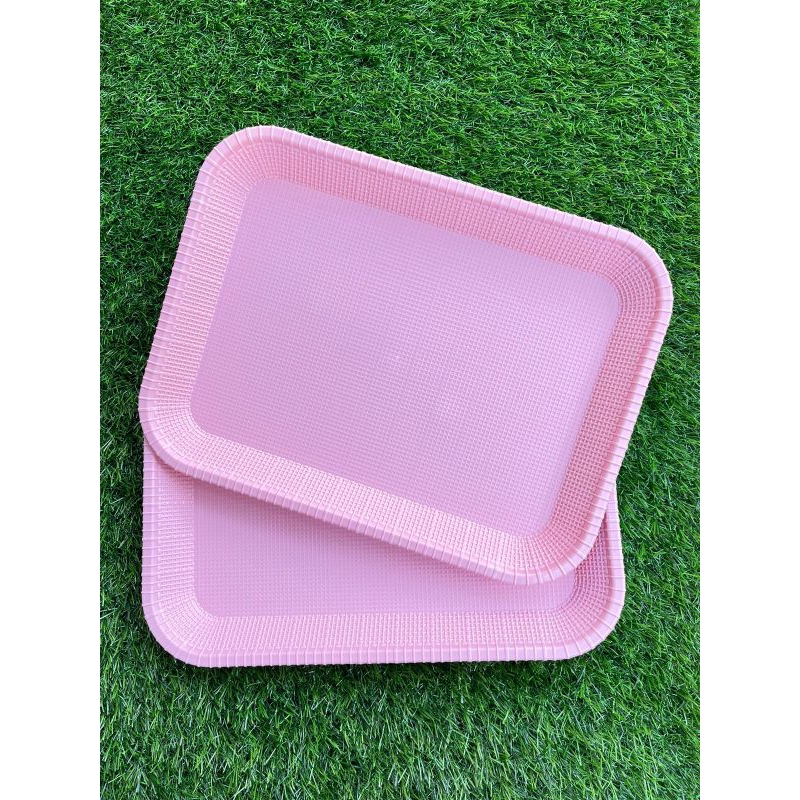 NAMPAN GELAS ULIR PINK/NAMPAN KOTAK PLASTIK SERBAGUNA PINK