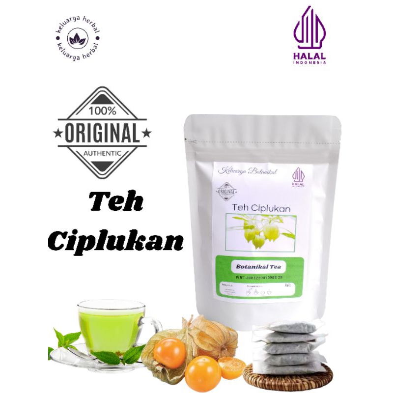 

Keluarga Botanikal Teh Ciplukan isi 30 teabag/kantong celup siap seduh