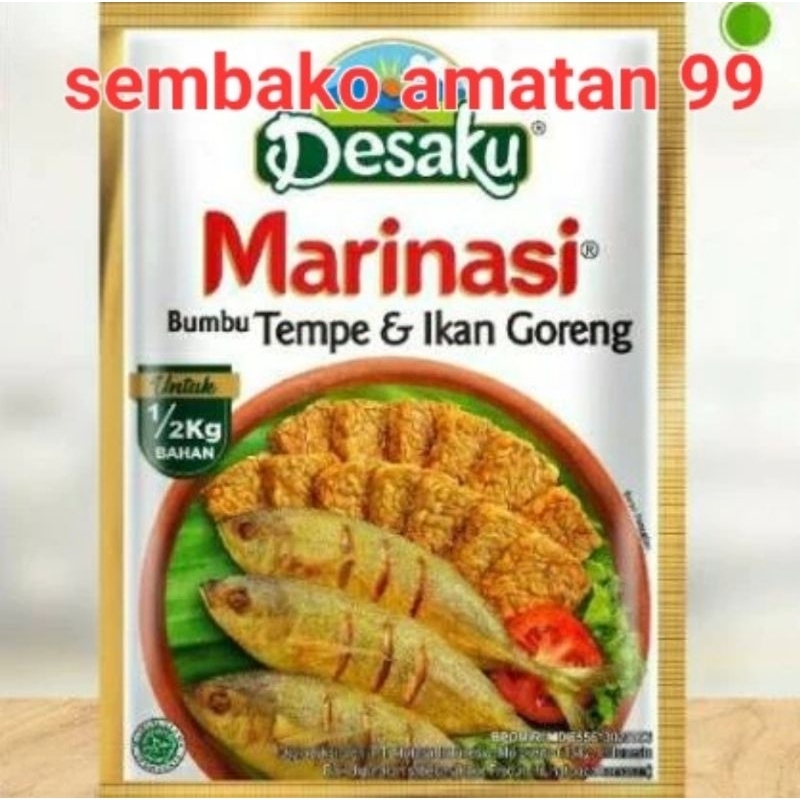 

DESAKU Marinasi Bumbu Tempe Ikan dan Ayam 15 gr Bumbu Gorengan