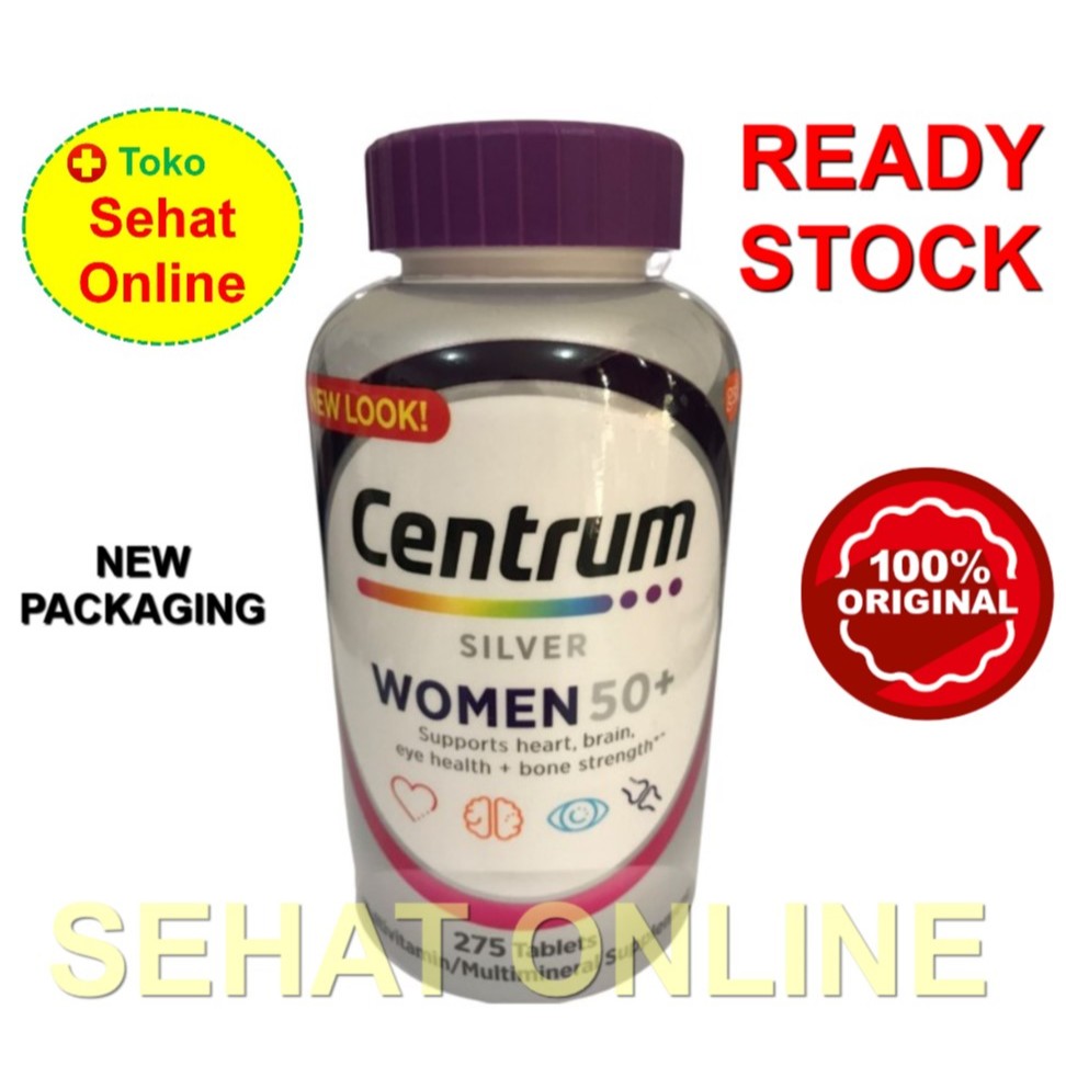 CENTRUM SILVER WOMEN 50+ 275 TABLET USA Ori