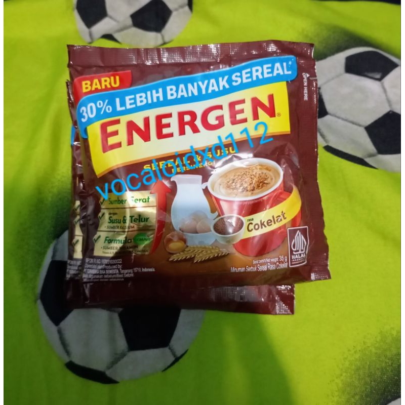 

ENERGEN Sereal & Susu Bersinergi Rasa Cokelat