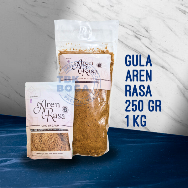 

Gula Aren Rasa ( 250 gr / 1 kg ) Palm Sugar Bubuk Organik Organic Pure Coklat