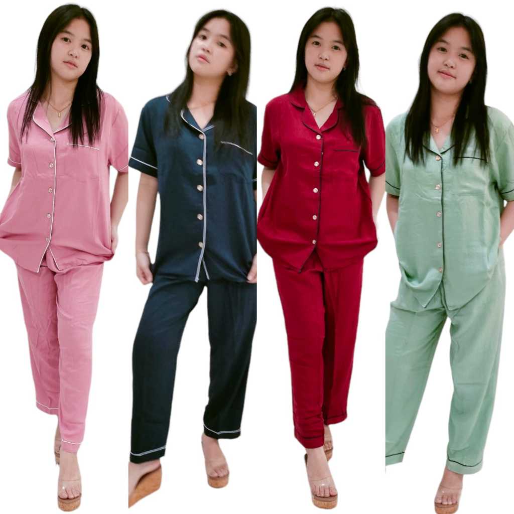 Baju tidur piyama / CP piyama rayon twill premium