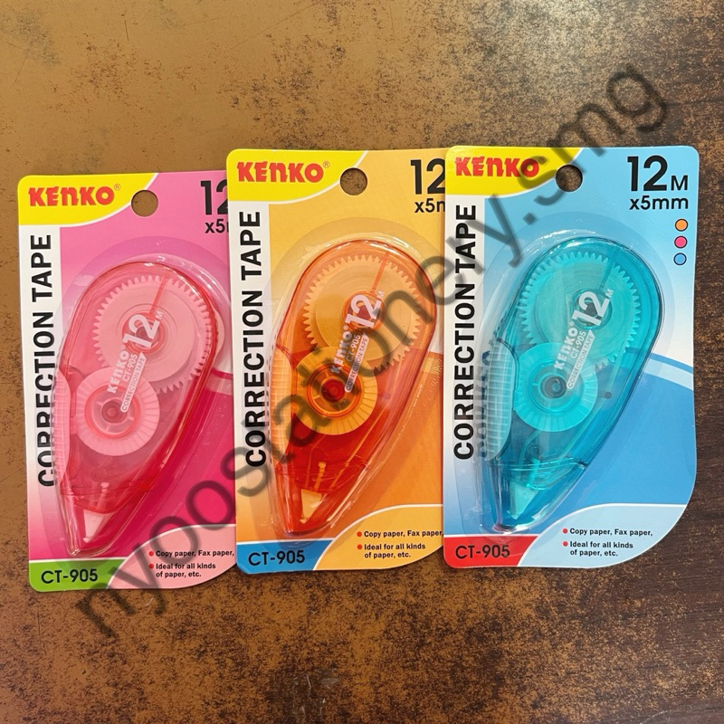 

CORRECTION TAPE / PENGHAPUS PULPEN / TIP-EX ROLL 12 METER KENKO CT-905