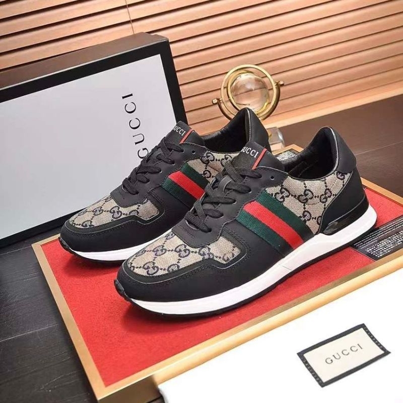 SEPATU SNEAKERS PRIA GUCCI IMPORT BRANDED