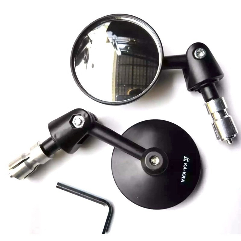 Spion jalu bulat KLX-CRF 150-WR 155 supermoto  Kaca bening cembung