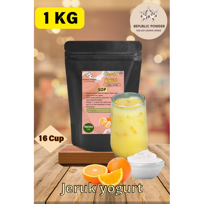 

ORANGE YOGURT 1 KG PREMIUM POWDER DRINK