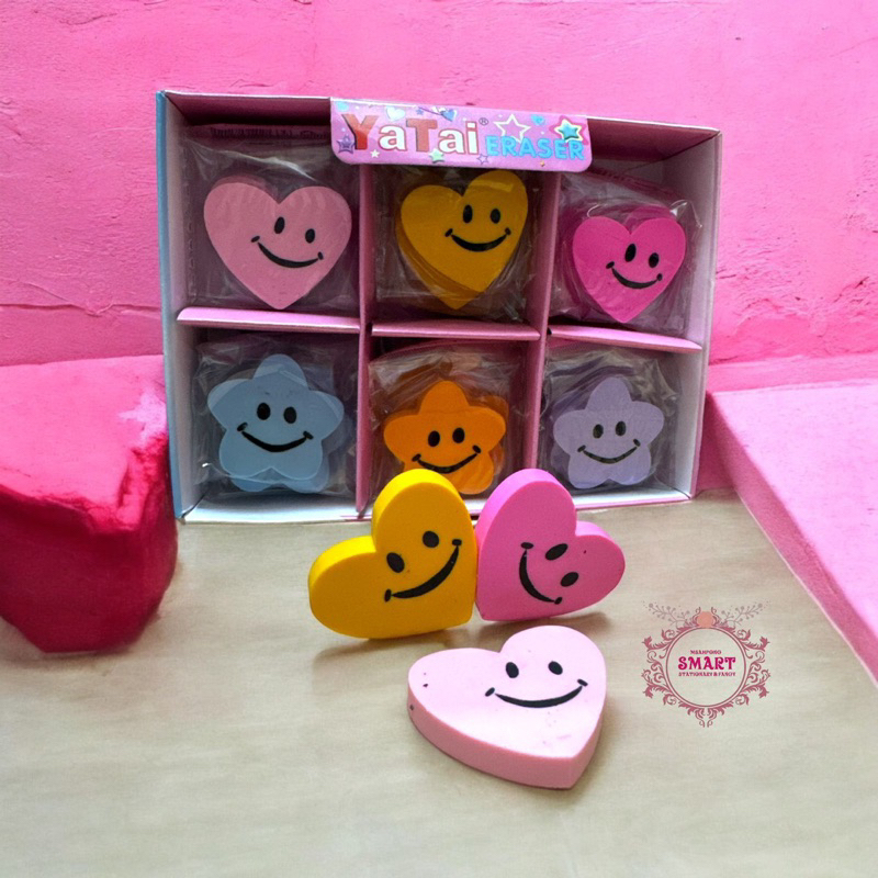 

penghapus bentuk smile