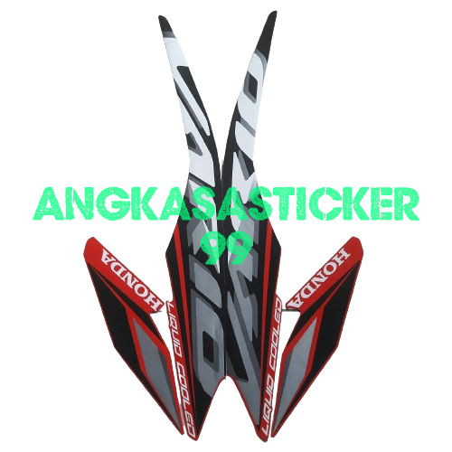 stiker motor vario 125 tahun 2021 warna hitam-merah