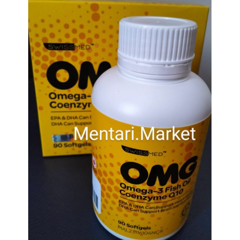 SWISSMEND OMG OMEGA - 3 FISH OIL COENZYME Q10