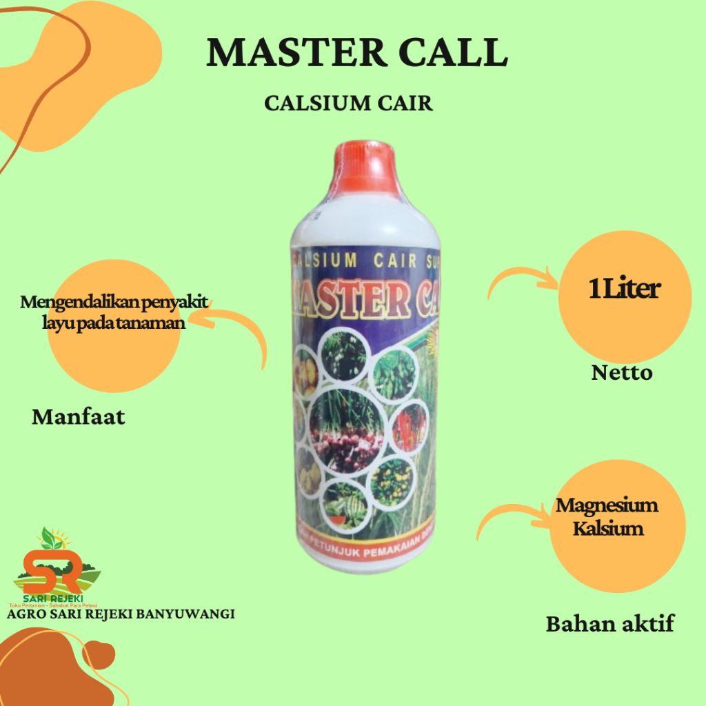 MASTER CALL - KALSIUM CAIR SUPER + BORON 1LITER