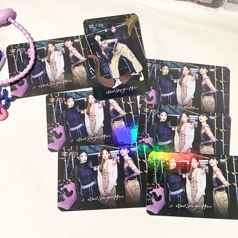 photocard ITZY x ULTRA MILK