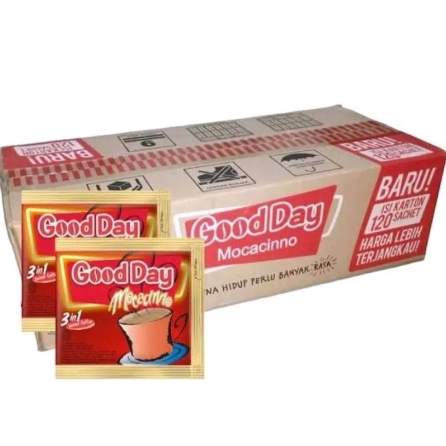 

GOO DAY MOCACINNO 3 IN 1, Kopi Good Day Rencengan Murah Meriah