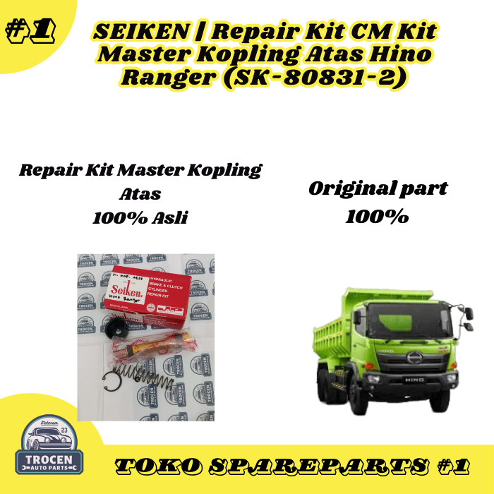 SEIKEN | Repair Kit CM Kit Master Kopling Atas Hino Ranger (SK-80831-2)