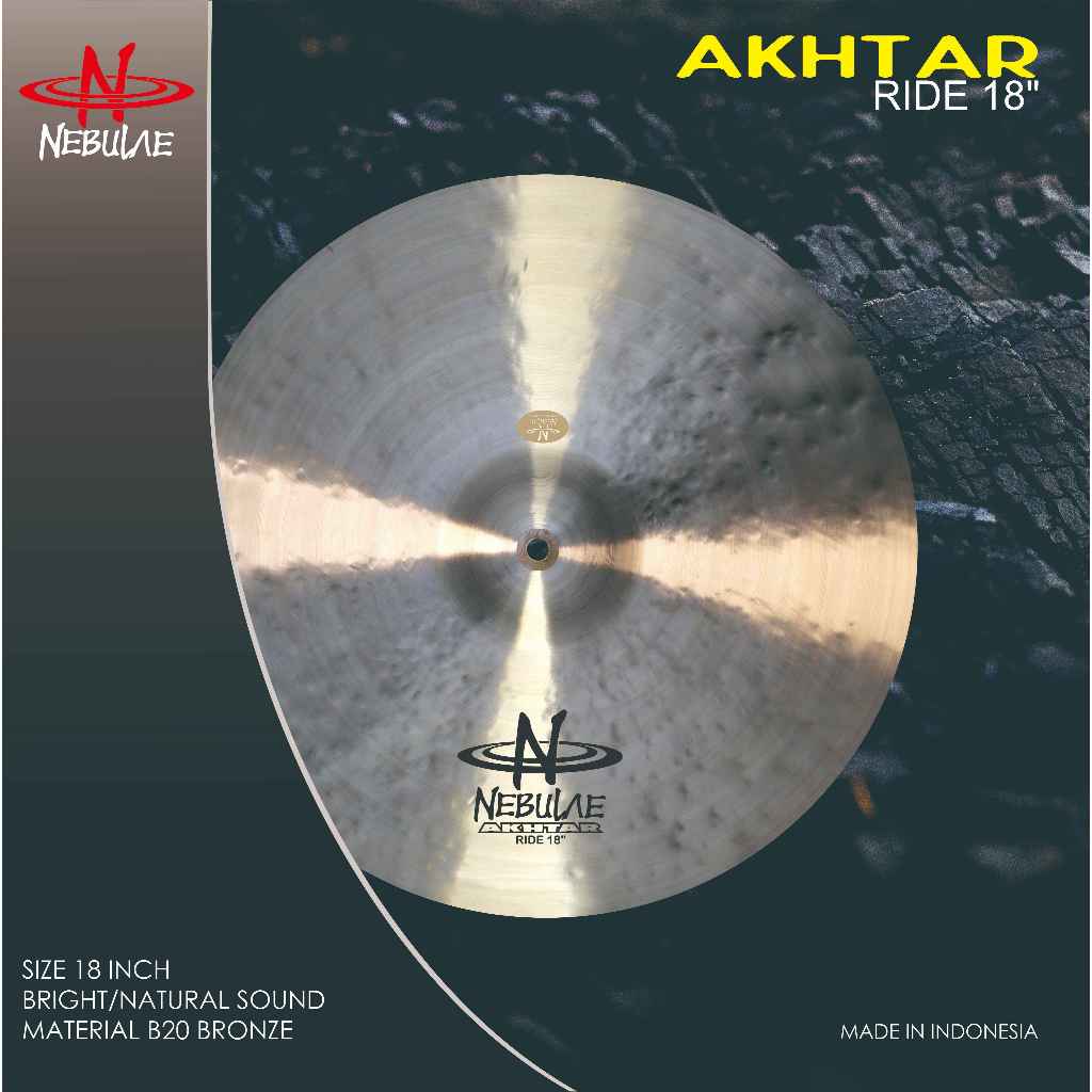 Nebulae Cymbal Akhtar Ride 18"