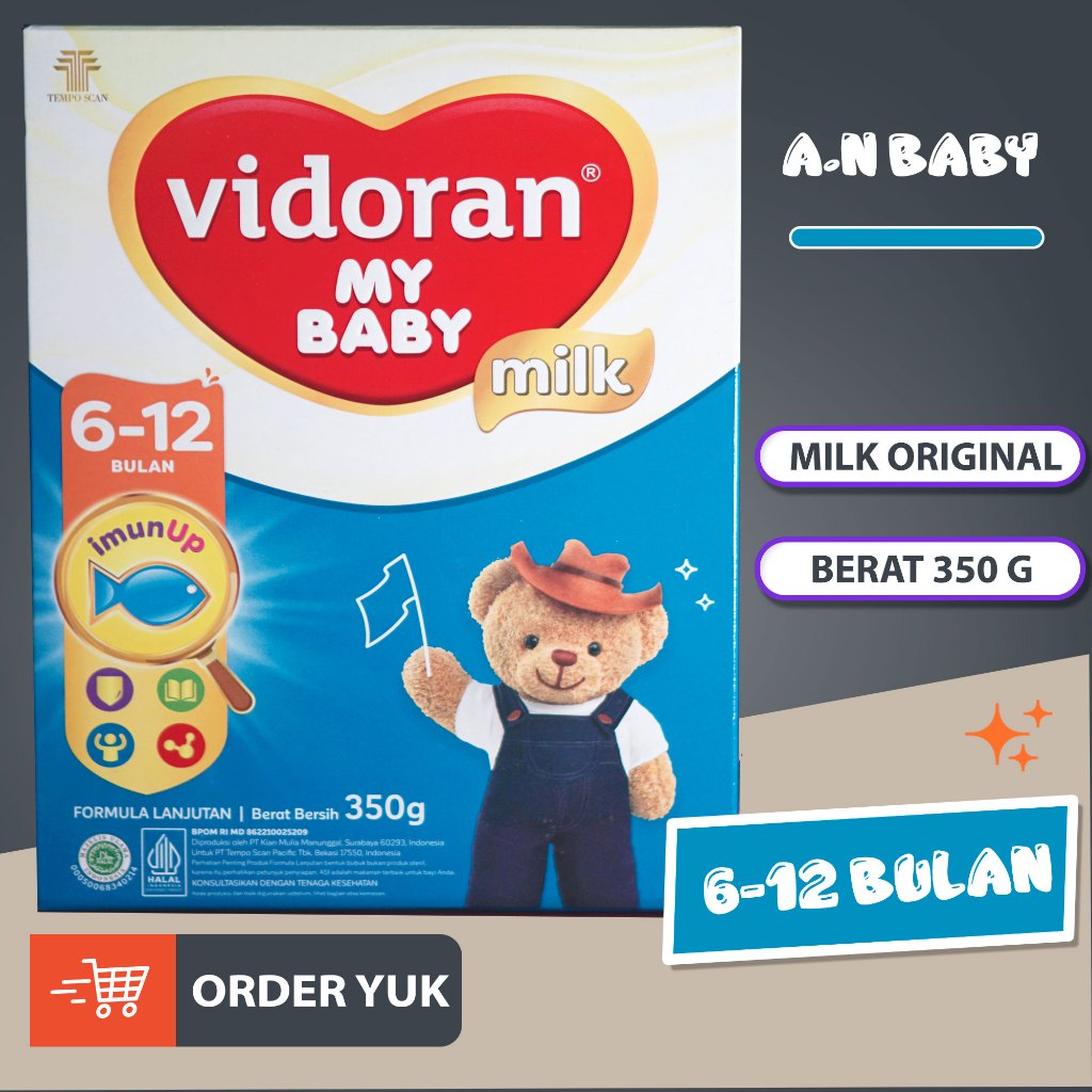 Susu Vidoran My Baby 6-12 Bulan 350 Gram