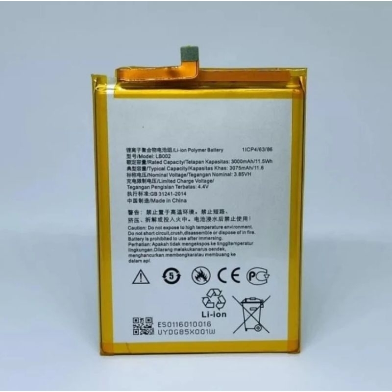 Batre Baterai LENOVO S5 K520 ORIGINAL 100% Model LB002 - Battery Batrei Batere Batrai Tanam HP LENOV