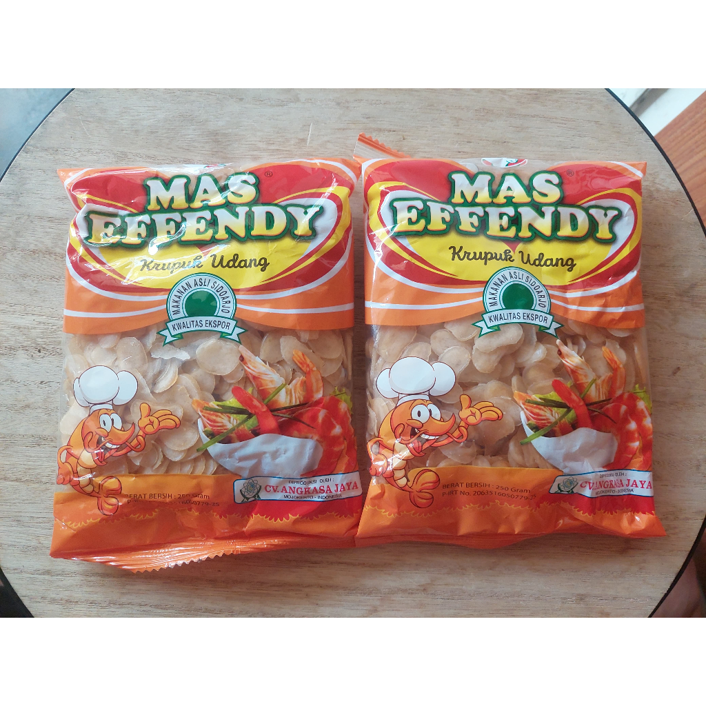 

(READY) Kerupuk Udang Mas Effendy Kemasan 250gr