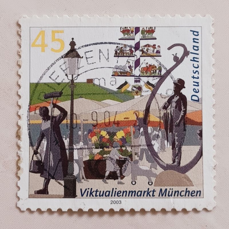 

(AE) Perangko Jerman 2004 Viktualienmarkt, Munich 45 euro cent Used